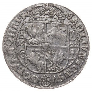 Žigmund III Vaza, ort 1622, Bydgoszcz, hviezdy na spodku koruny