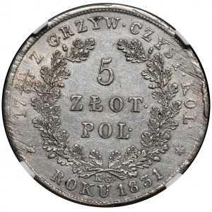 Powstanie Listopadowe, 5 złotych 1831