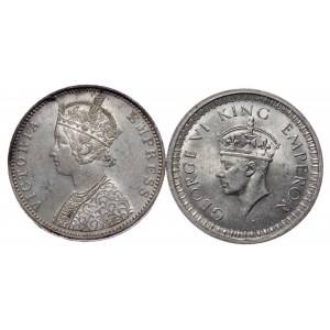 Indie, 1 rupia 1900 i 1942r
