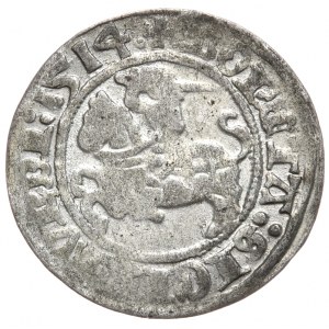 Zikmund I. Starý, půlpenny 1514, Vilnius, dvojtečka za datací, velmi vzácné