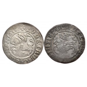 Sigismund I the Old, Half-penny 1517 and 1518, Vilnius, rare varieties