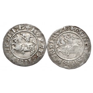 Sigismund I the Old, Half-penny 1519 (very rare) and 1521, Vilnius