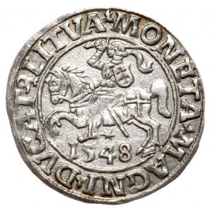 Sigismund II Augustus, Halbpfennig 1548, Wilna - LI/LITVA