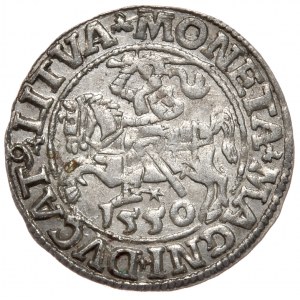 Sigismund II. Augustus, Halbergroschen 1550, Wilna - LI/LITVA