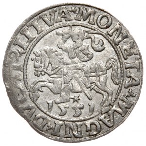 Zikmund II August, půlpenny 1551, Vilnius - LI/LITVA