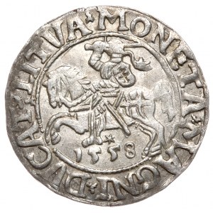 Sigismund II. Augustus, Halbergroschen 1558, Wilna - L/LITVA