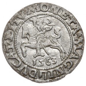 Sigismund II. Augustus, Halbpfennig 1563, Wilna - LI/LITV