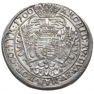 Austria, Leopold I, half-taler 1700, Kremnica