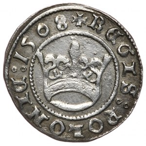 Sigismund I. der Alte, halber Pfennig 1508, Krakau