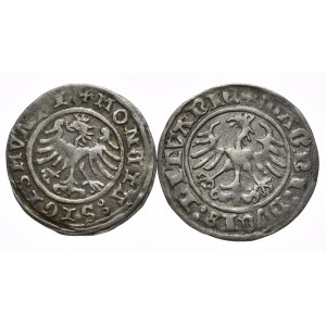 Sigismund I the Old, half-pennies 1507 and 1512