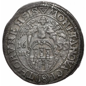 John II Casimir, ort 1655, Torun