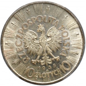 Zweite Polnische Republik, 10 Zloty 1935 Piłsudski