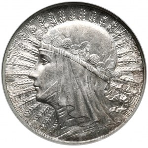 Second Republic, 5 gold 1933 woman
