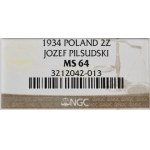 Druhá polská republika, 2 zloté 1934 Pilsudski