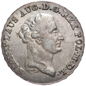 Stanisław August Poniatowski, Zwei-Zloty-Münze 1789 EB, Warschau, ILLUSTRATED