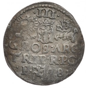 Žigmund III, Trojak 1598, Poznaň, GROS ΛRG