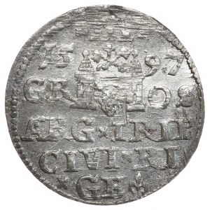 Žigmund III Vasa, Trojak 1597, Riga