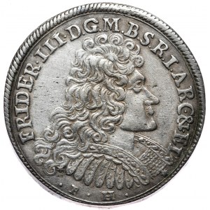 Preußen (Herzogtum), Friedrich III., 2/3 Taler (Gulden) 1690 B-H, Minden