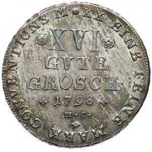 Germany, Brunswick-Wolfenbuttel, Karl Wilhelm Ferdinand, 16 good pennies 1798