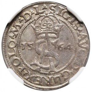 Žigmund II August, trojak 1564 Vilnius, L/L