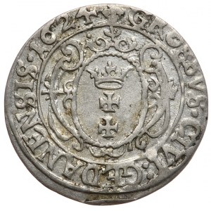 Sigismund III Vasa, Grosz Gdańsk 1624 PRV
