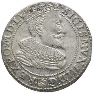 Sigismund III. Wasa, Sechspfennig von Malbork 1596, SEv