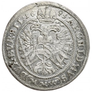 Schlesien, Leopold I., 3 krajcara 1695 MMW, Wrocław