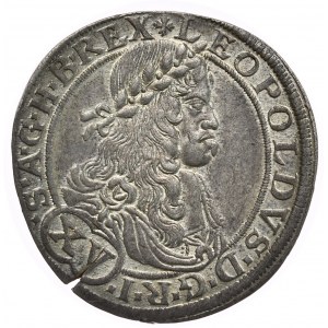 Rakúsko, Leopold I., 15 krajcars 1664, Viedeň