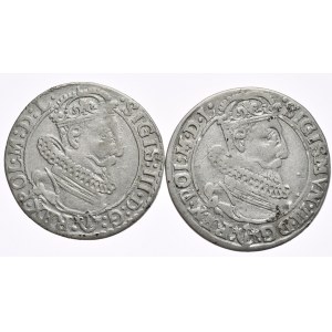 Žigmund III Vaza, šesťpence 1623 SIGIS/POL a 1.6.23 SIGISMVN/POLO, Krakov - 2 kusy