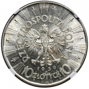 10 Gold 1939 Pilsudski