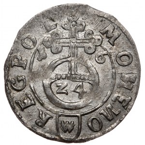 Sigismund III Vasa, półtorak 1616, Bydgoszcz, Wappen Awdaniec in einem einfachen Schild