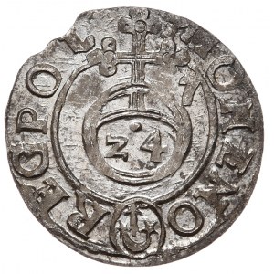 Sigismund III Vasa, półtorak 1617, Bydgoszcz, schöner Spiegel