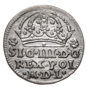 Žigmund III Vaza, groš 1608, Krakov, nedatovaná interpunkcia