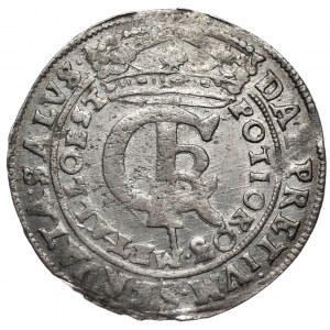 John Casimir, tymf 1666, Bydgoszcz, wide crown on obverse