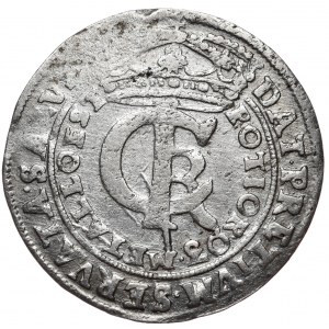 John Casimir, tymf 1666, Bydgoszcz, wide crown on obverse
