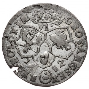 Johann III. Sobieski, Sixpence 1682, Bromberg (Bydgoszcz)