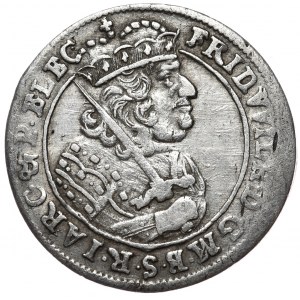 Prusy (księstwo), Fryderyk Wilhelm, ort 1685 HS, Królewiec, P.ELEC., szóstak 1686 BA, Królewiec - razem 2 sztuki