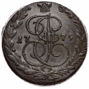 Russland, Katharina II, 5 Kopeken 1779 EM, Jekaterinburg