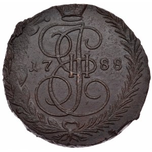 Russland, Katharina II, 5 Kopeken 1788 EM, Jekaterinburg