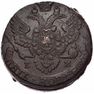 Russland, Katharina II, 5 Kopeken 1788 EM, Jekaterinburg