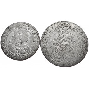 Satz ort 1668 TLB und Sixpence 1667 TLB, Bydgoszcz