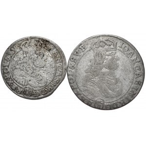 Satz ort 1668 TLB und Sixpence 1667 TLB, Bydgoszcz