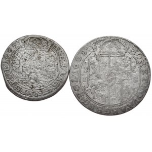 Satz ort 1668 TLB und Sixpence 1667 TLB, Bydgoszcz