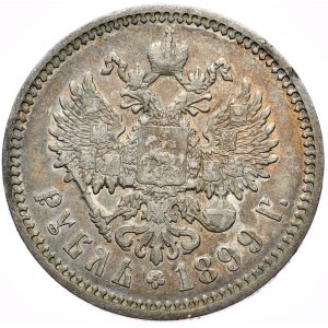 Russland, Nikolaus II., Rubel 1899, St. Petersburg