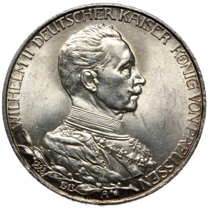 Niemcy, Prusy, 3 marki 1913 A, Berlin, 25 lat rządów Wilhelma II