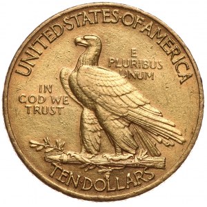 USA, $10 1908, Indianer