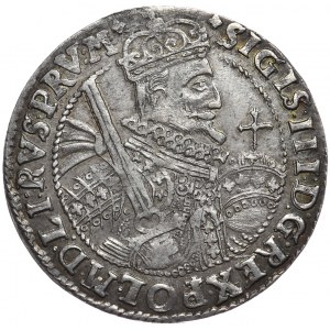 Sigismund III Vasa, ort 1623, Bydgoszcz, PRV:M+ , unbekannter Schärpentyp