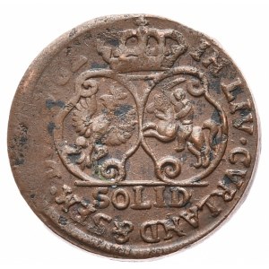 Kurlandia, Karol Chrystian, szeląg 1762, Mitawa