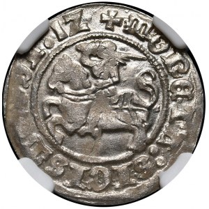 Sigismund I. der Alte, halber Pfennig 1512, Vilnius