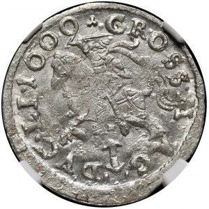 Zygmunt III Waza, grosz 1609, Wilno, L/LI